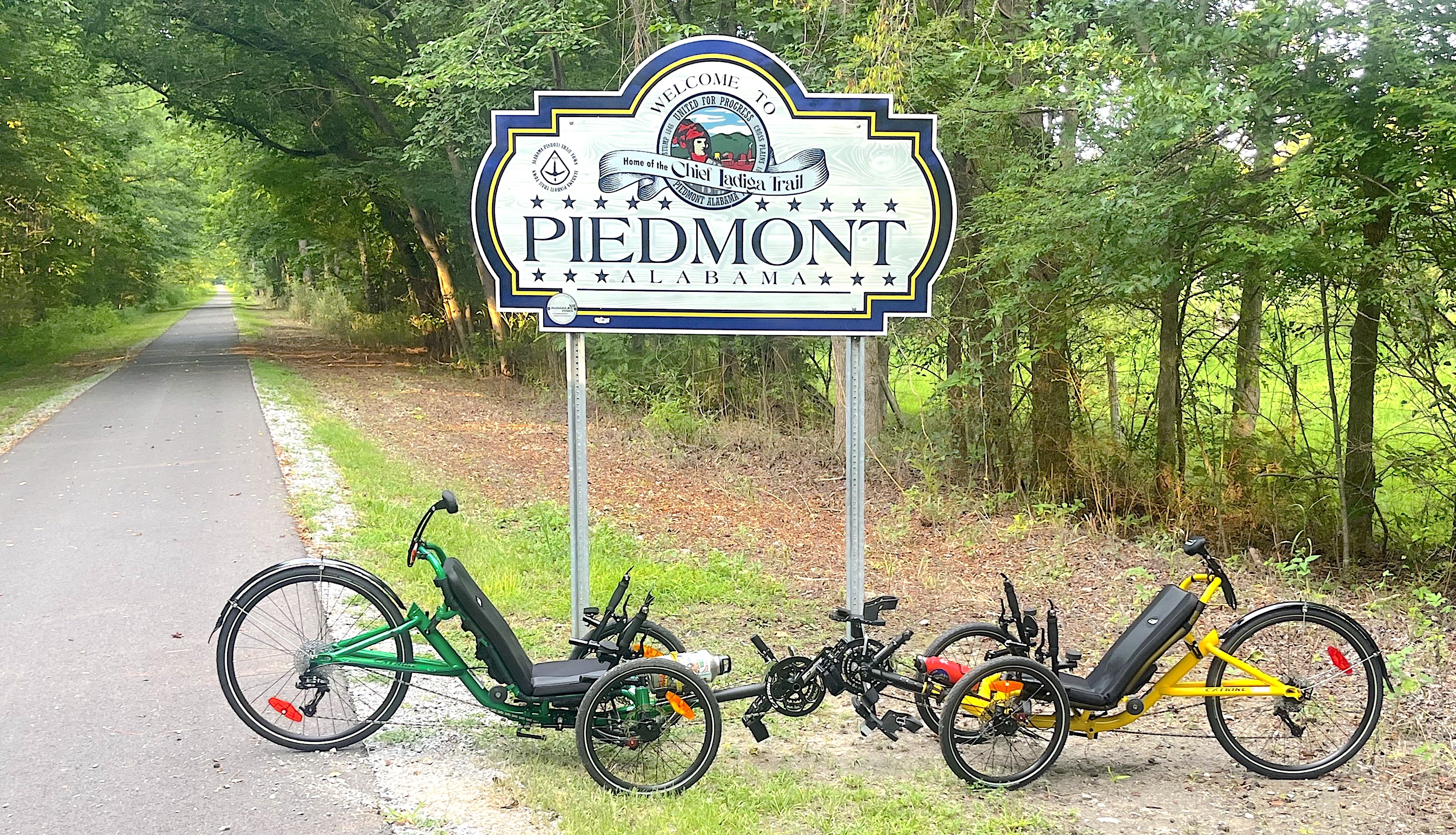 Welcome to Piedmont, home of the Chief Ladiga Trail